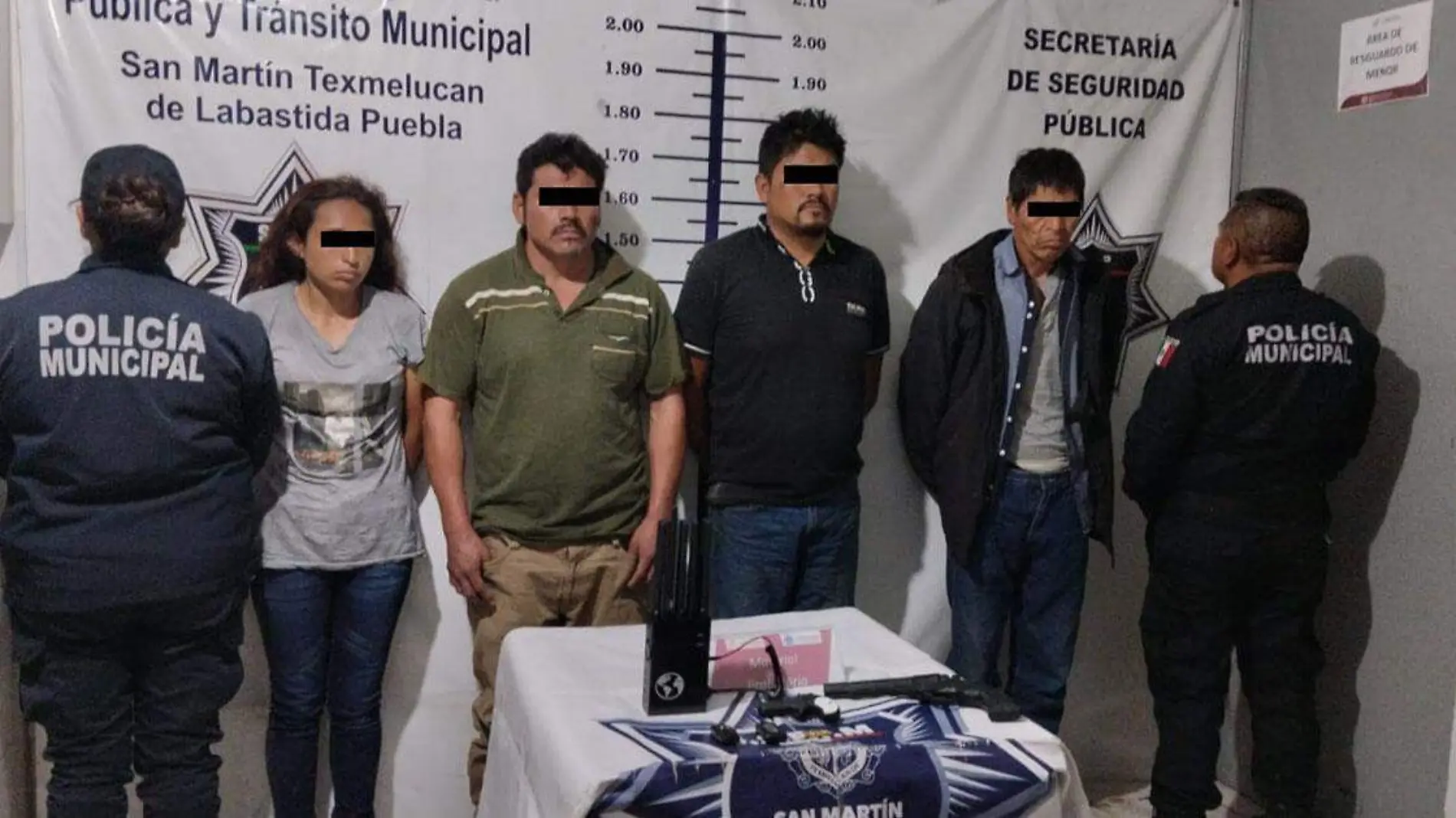 Se logró el aseguramiento de cuatro personas por robo de vehículo